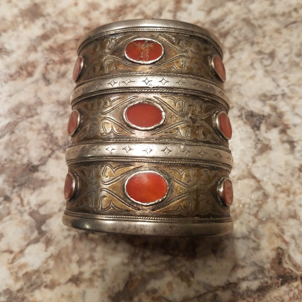 Turkmen Tekke Ethnic Cuff Bracelet